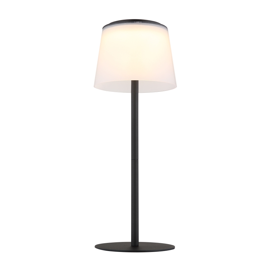 Globo - Lámpara de mesa LED táctil regulable para exterior LED/1,8W/5V IP44 1800 mAh negro/blanco
