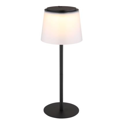 Globo - Lámpara de mesa LED táctil regulable para exterior LED/1,8W/5V IP44 1800 mAh negro/blanco