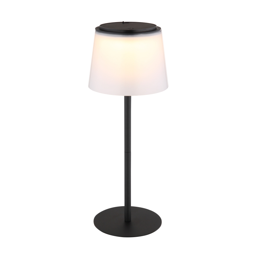 Globo - Lámpara de mesa LED táctil regulable para exterior LED/1,8W/5V IP44 1800 mAh negro/blanco