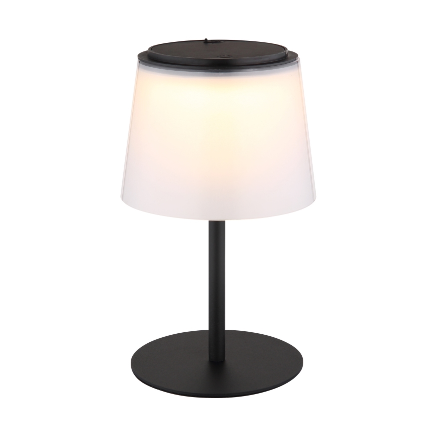 Globo - Lámpara de mesa LED táctil regulable para exterior LED/1,8W/5V IP44 1800 mAh negro/blanco