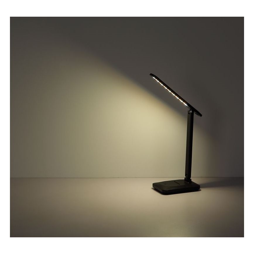 Globo - Lámpara de mesa regulable LED táctil LED/3W/5V 2800/4000/6500K 1800 mAh negro