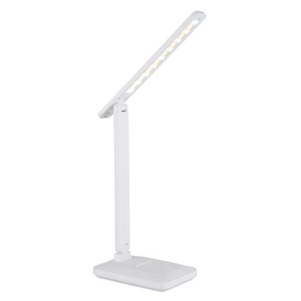 Globo - LED Lámpara de mesa táctil recargable regulable LED/3W/5V 2800/4000/6500K 1800 mAh blanco