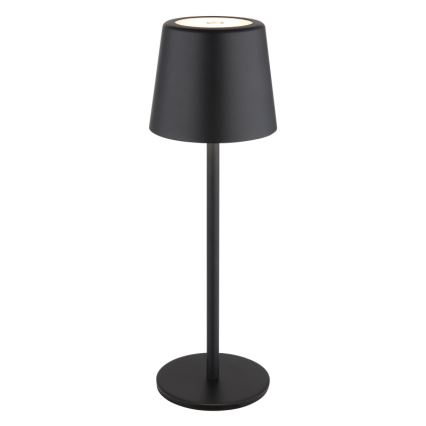 Globo - Lámpara LED de mesa táctil para exterior regulable LED/2W/5V 3000/4000/6000K 2200 mAh IP44 negro