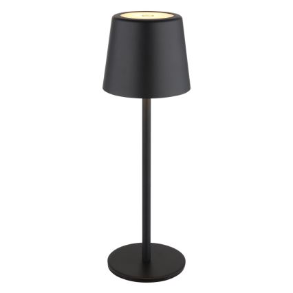 Globo - Lámpara LED de mesa táctil para exterior regulable LED/2W/5V 3000/4000/6000K 2200 mAh IP44 negro