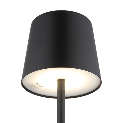 Globo - Lámpara LED de mesa táctil para exterior regulable LED/2W/5V 3000/4000/6000K 2200 mAh IP44 negro