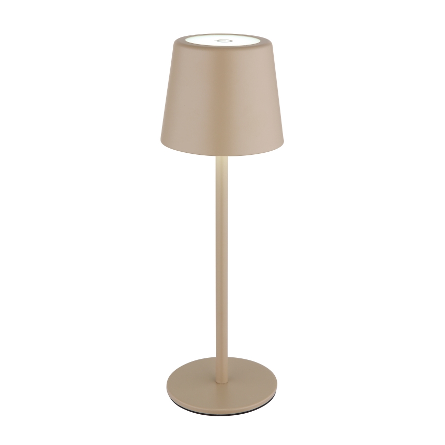 Globo - Lámpara de mesa LED táctil regulable para exterior LED/2W/5V 3000/4000/6000K 2200 mAh IP44 crema