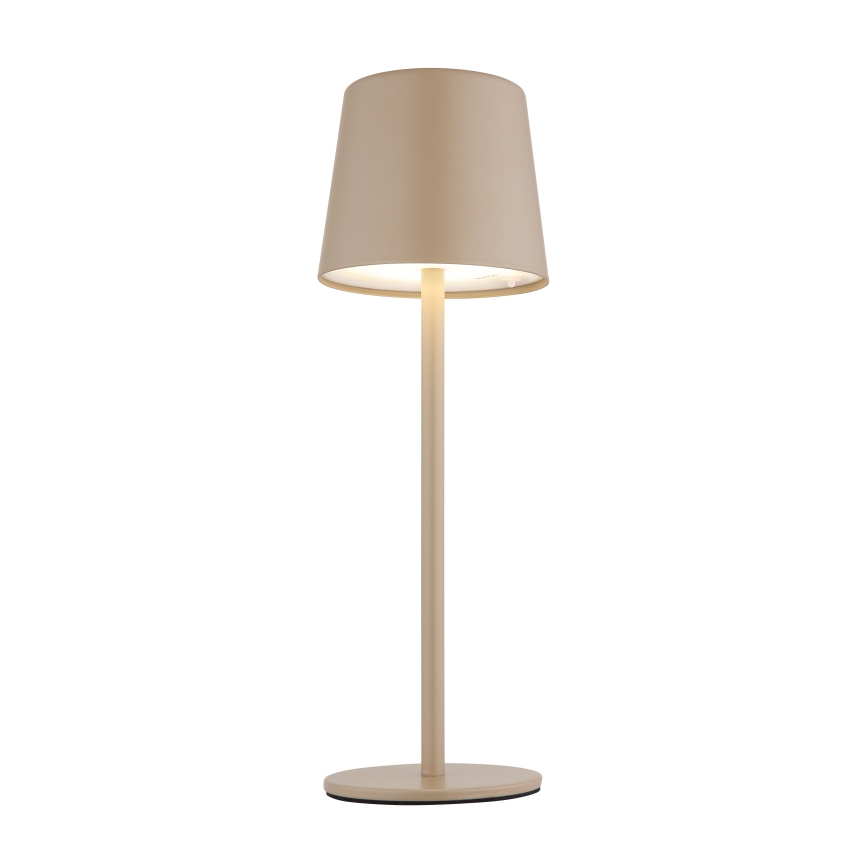 Globo - Lámpara de mesa LED táctil regulable para exterior LED/2W/5V 3000/4000/6000K 2200 mAh IP44 crema