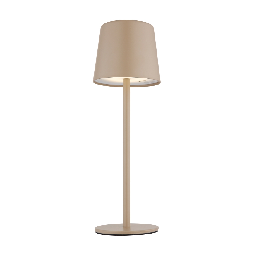 Globo - Lámpara de mesa LED táctil regulable para exterior LED/2W/5V 3000/4000/6000K 2200 mAh IP44 crema
