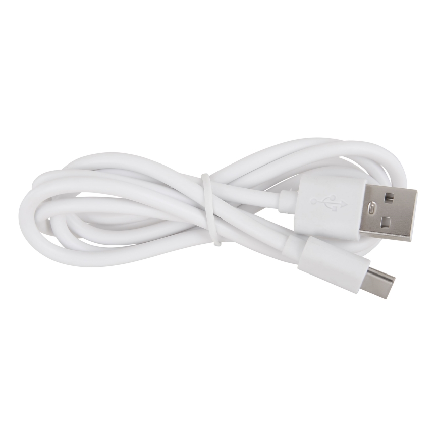 Globo - Lámpara LED de mesa táctil recargable para exterior regulable VAN. 2W/5V 2200 mAh IP44 color blanco