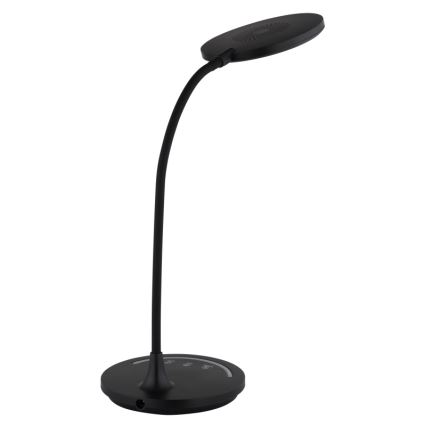 Globo - Lámpara de mesa LED táctil flexible y regulable, LED/12W/230V 3000/4000/6500K CRI 90 negro