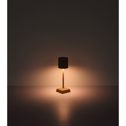 Globo - Lámpara de sobremesa LED regulable, táctil y recargable LED/1,5W/5V 2200 mAh beige