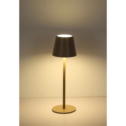 Globo - LED Lámpara de mesa exterior recargable, táctil y regulable LED/3W/5V 3000/4000/5000K IP54 1800 mAh