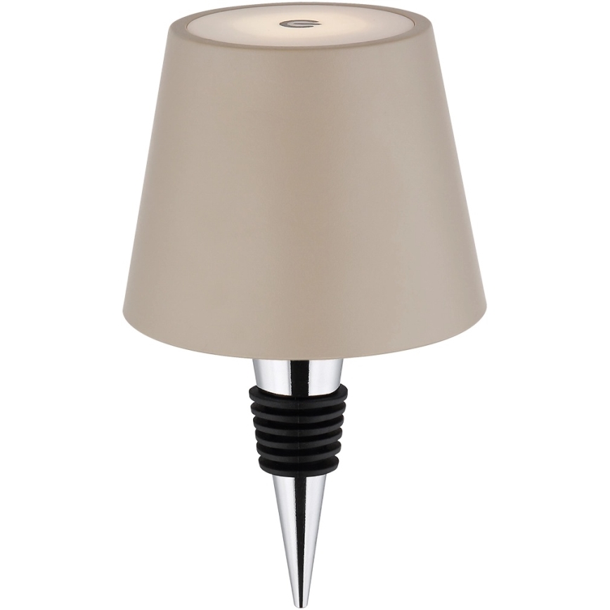 Globo - LED Lámpara de mesa exterior recargable, táctil y regulable LED/3W/5V 3000/4000/5000K IP54 1800 mAh