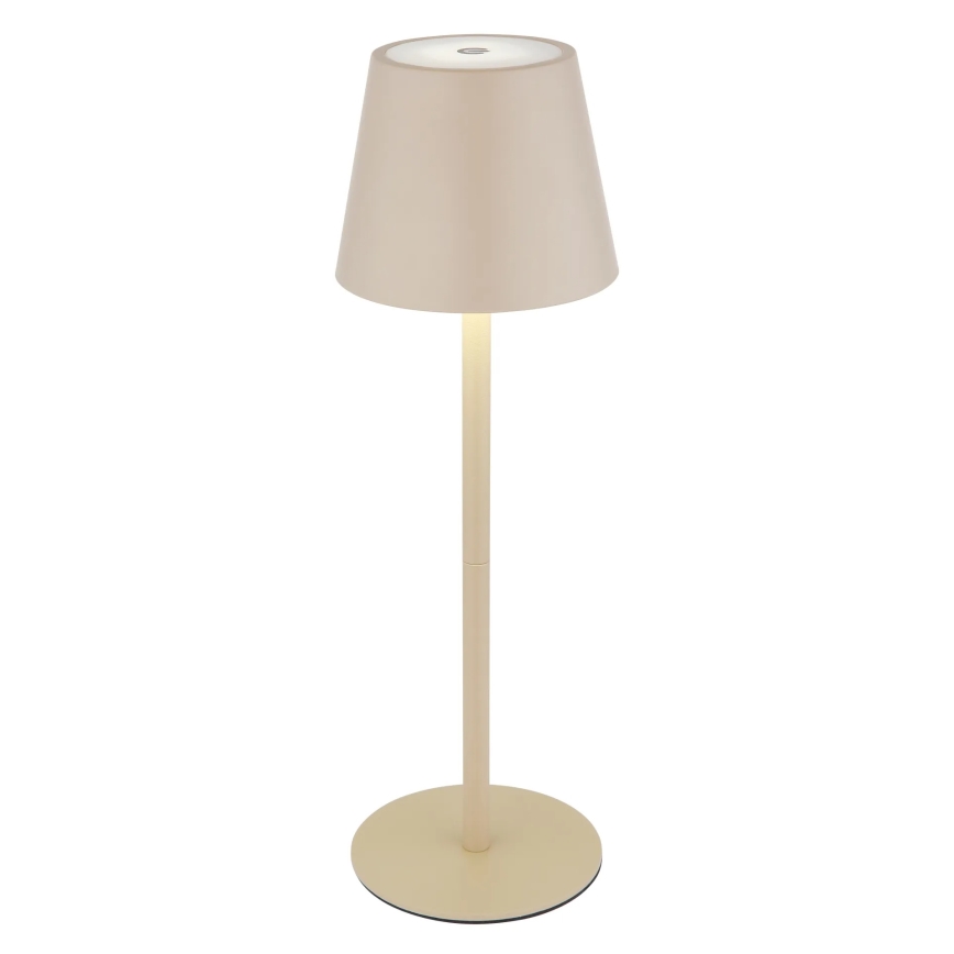 Globo - LED Lámpara de mesa exterior recargable, táctil y regulable LED/3W/5V 3000/4000/5000K IP54 1800 mAh