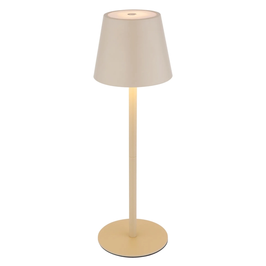 Globo - LED Lámpara de mesa exterior recargable, táctil y regulable LED/3W/5V 3000/4000/5000K IP54 1800 mAh