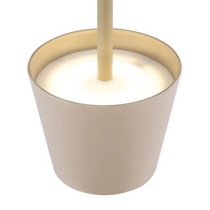 Globo - Lámpara de mesa recargable para exterior LED táctil y regulable 3 en 1 LED/3W/5V 3000/4000/5000K IP54 1800 mAh