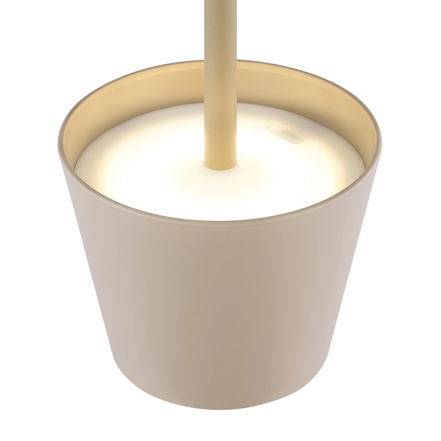 Globo - Lámpara de mesa recargable para exterior LED táctil y regulable 3 en 1 LED/3W/5V 3000/4000/5000K IP54 1800 mAh