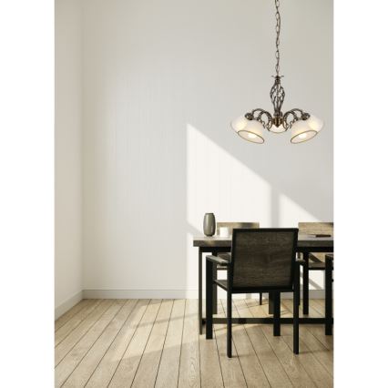 Globo 60208-5 - Lámpara colgante ODIN 5xE27/60W/230V