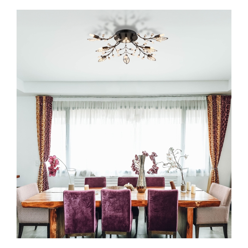 Globo - Lámpara de techo 8xG9/5W/230V, Ø 76 cm