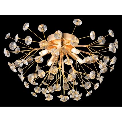 Globo - Plafón LED 4xG9/3,5W/230V diá. 45 cm dorado