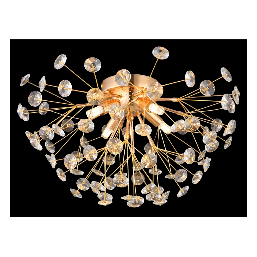 Globo - Plafón LED 4xG9/3,5W/230V diá. 45 cm dorado