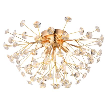 Globo - Plafón LED 4xG9/3,5W/230V diá. 45 cm dorado