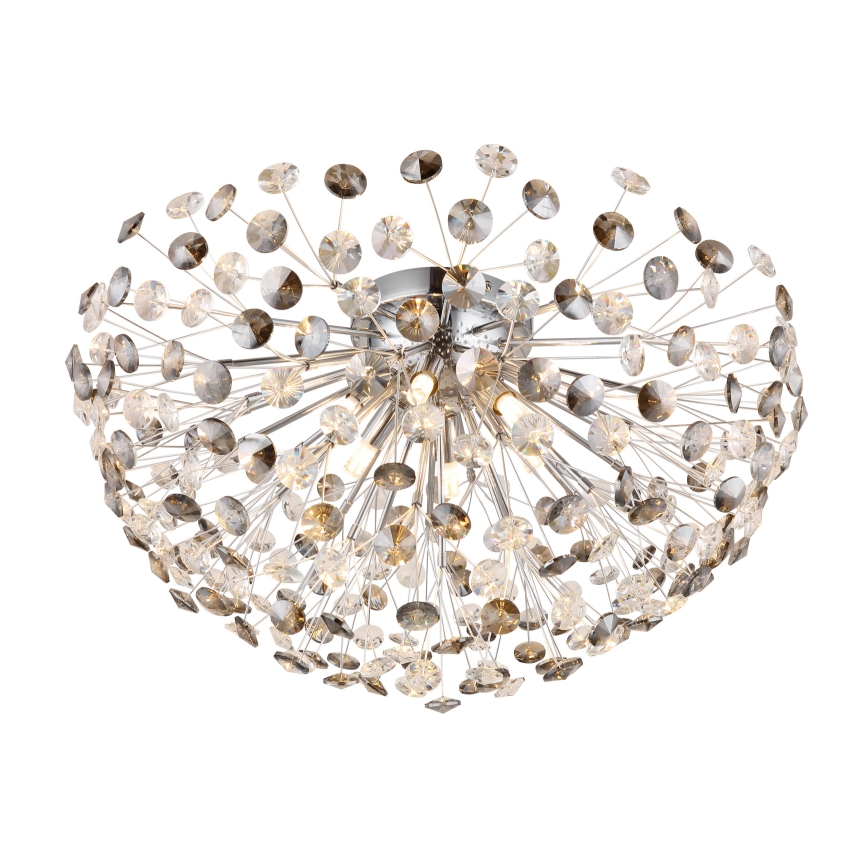 Globo - Plafón LED 6xG9/3,5W/230V diá. 60 cm cromo brillante