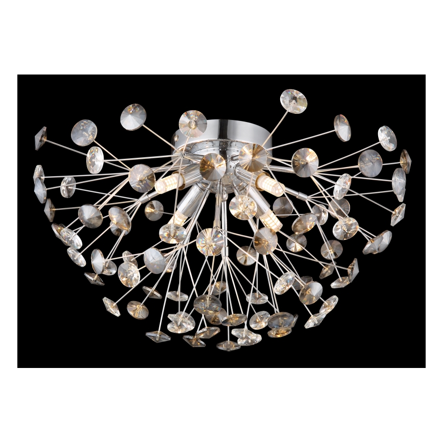 Globo - Plafón LED 4xG9/3,5W/230V diá. 45 cm cromo brillante