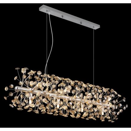 Globo - Lámpara colgante LED en cable 12xG9/3,5W/230V cromo brillante