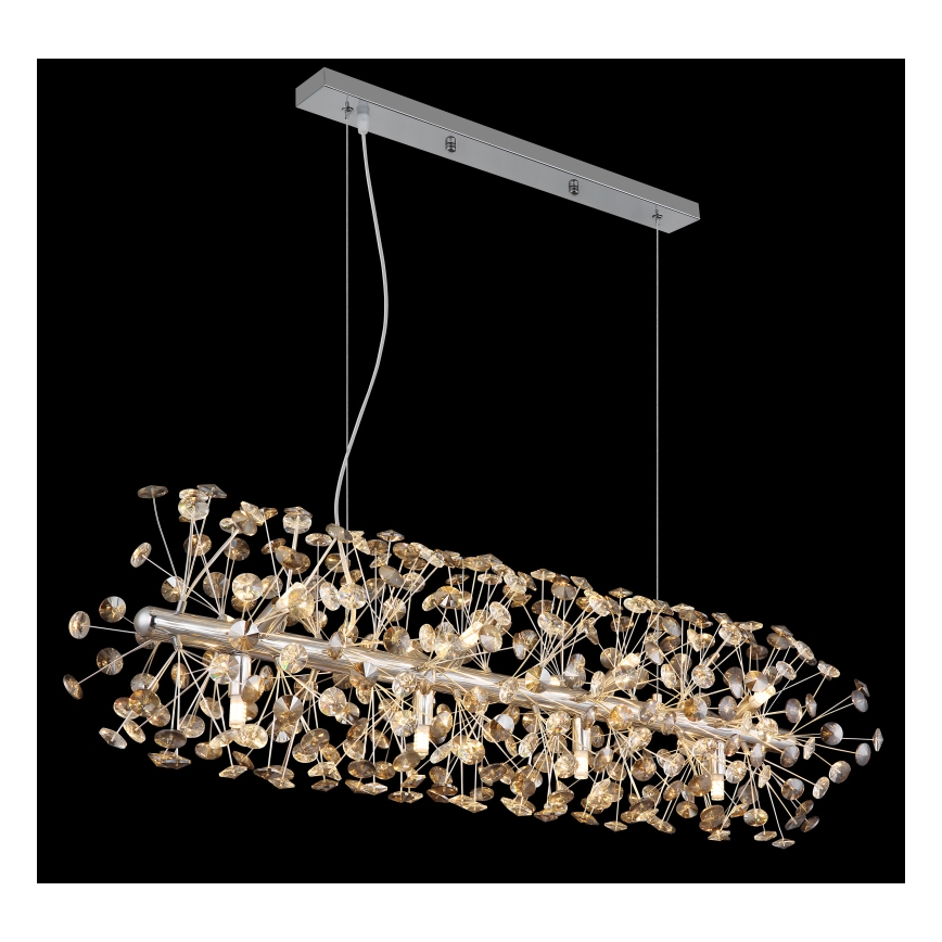 Globo - Lámpara colgante LED en cable 12xG9/3,5W/230V cromo brillante