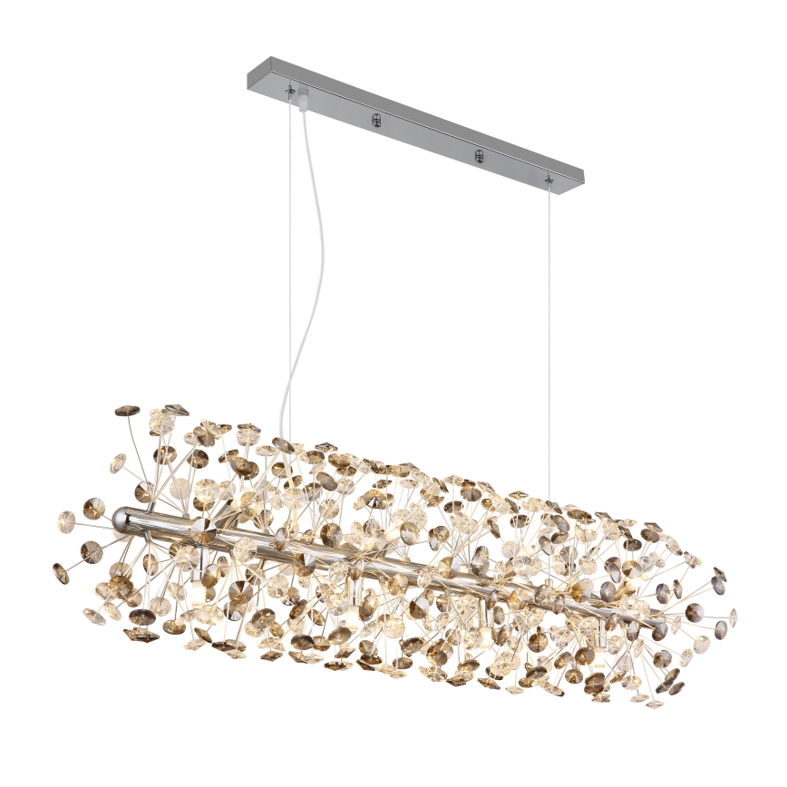 Globo - Lámpara colgante LED en cable 12xG9/3,5W/230V cromo brillante