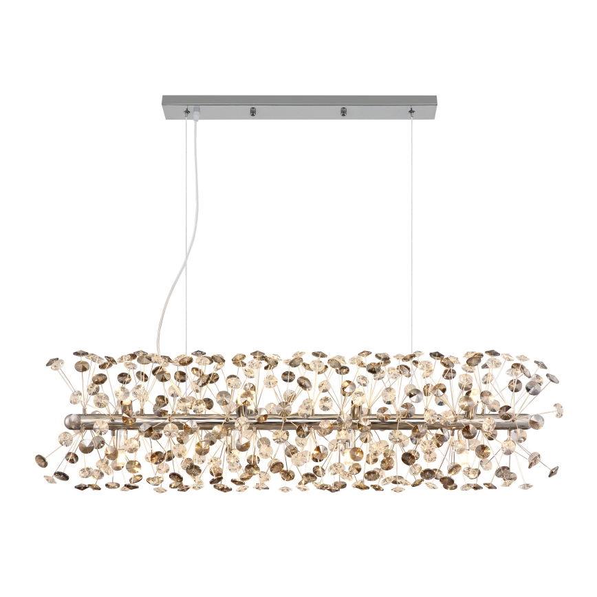 Globo - Lámpara colgante LED en cable 12xG9/3,5W/230V cromo brillante