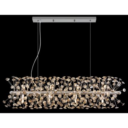 Globo - Lámpara colgante LED en cable 12xG9/3,5W/230V cromo brillante