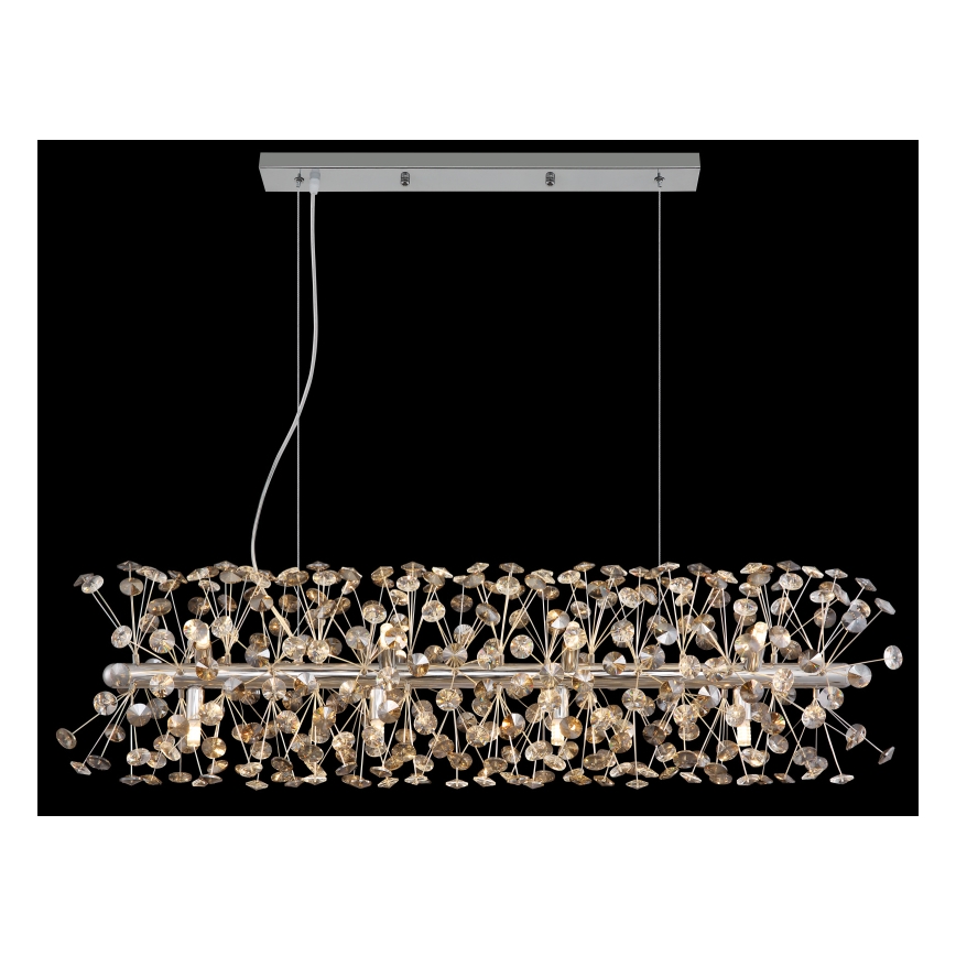 Globo - Lámpara colgante LED en cable 12xG9/3,5W/230V cromo brillante
