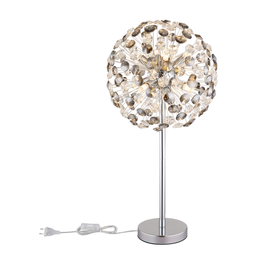 Globo - Lámpara de mesa LED 8xG9/3,5W/230V cromo brillante