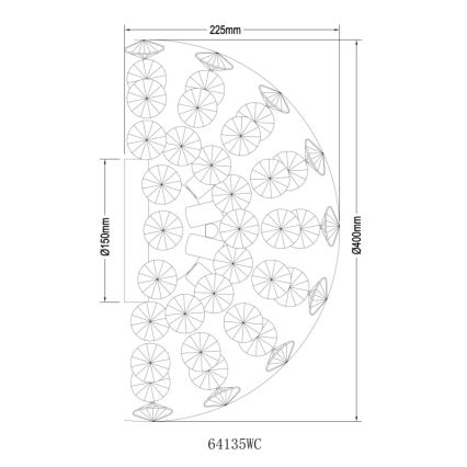 Globo - Aplique LED 6xG9/3,5W/230V cromo brillante