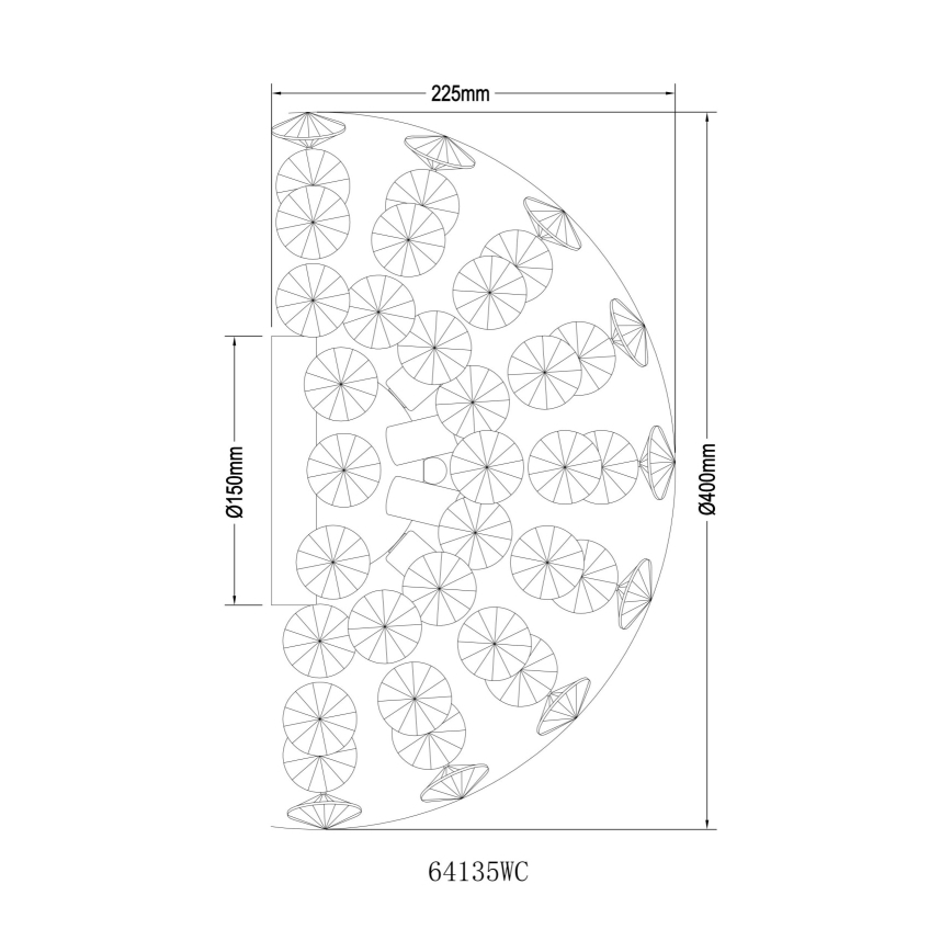 Globo - Aplique LED 6xG9/3,5W/230V cromo brillante