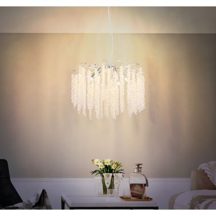 Globo - Lámpara colgante LED con cable 6xG9/8W/230V