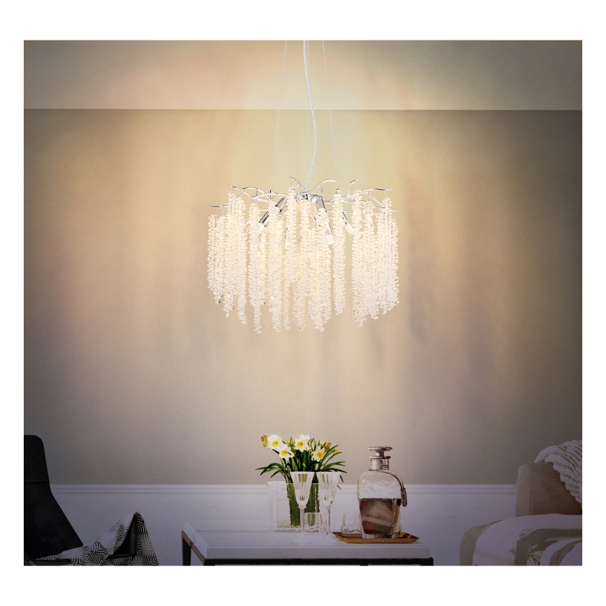 Globo - Lámpara colgante LED con cable 6xG9/8W/230V