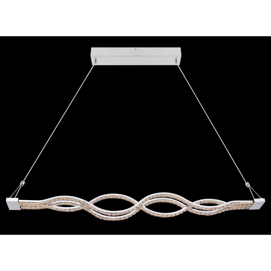 Globo - Lámpara colgante LED regulable suspendida por cable LED/30W/230V + mando a distancia