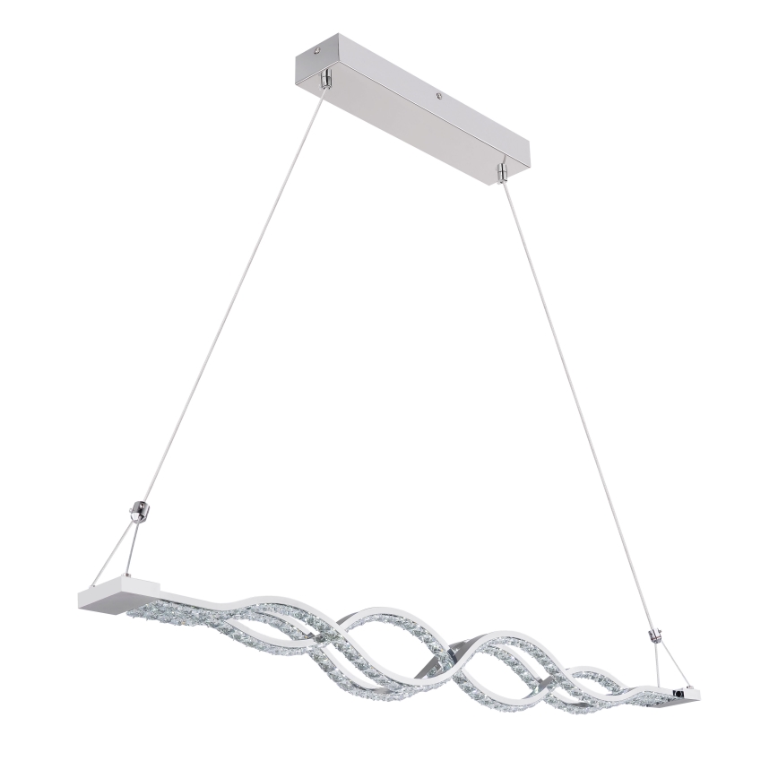 Globo - Lámpara colgante LED regulable suspendida por cable LED/30W/230V + mando a distancia