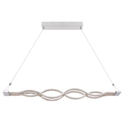 Globo - Lámpara colgante LED regulable suspendida por cable LED/30W/230V + mando a distancia