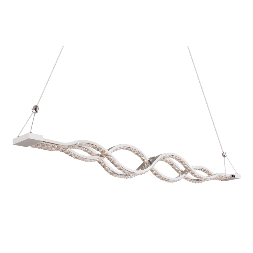 Globo - Lámpara colgante LED regulable suspendida por cable LED/30W/230V + mando a distancia