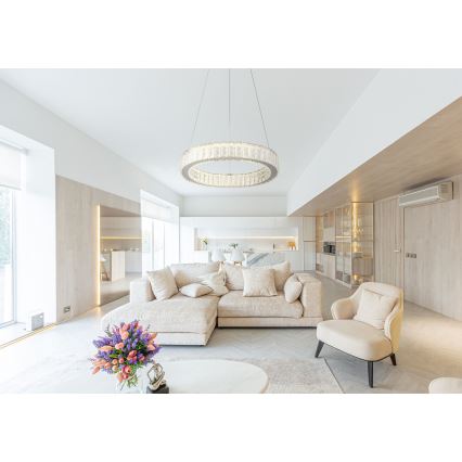 Globo - Lámpara colgante LED regulable con cable LED/50W/230V 2700-6000K Ø 50 cm + mando a distancia
