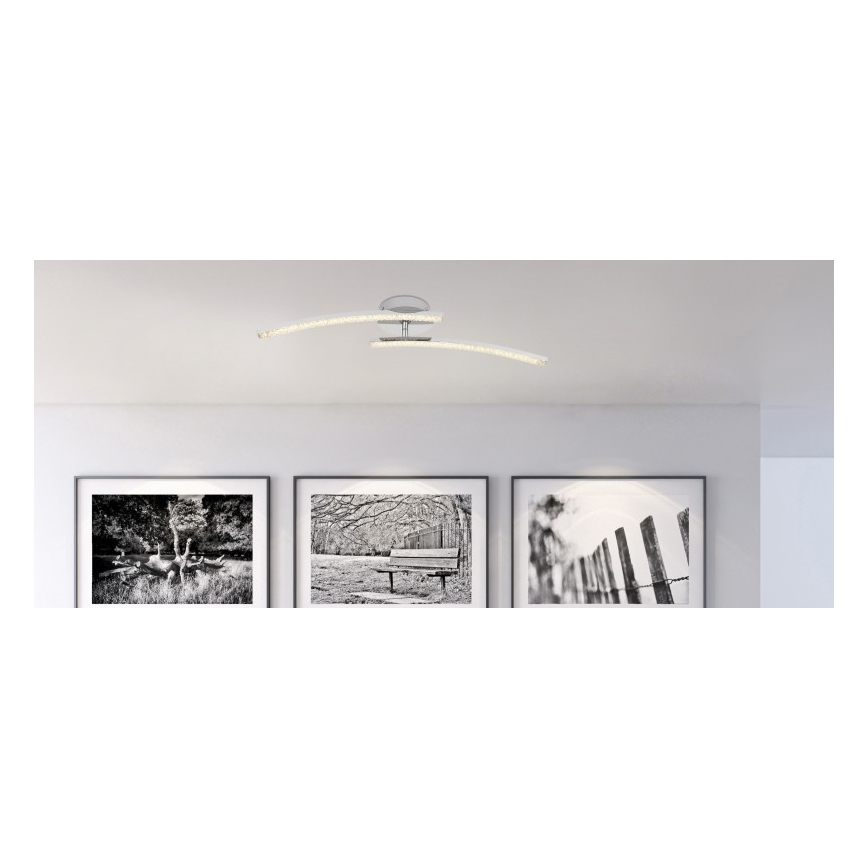 Globo - Lámpara de suspensión para el baño 2xLED/6W/230V IP44