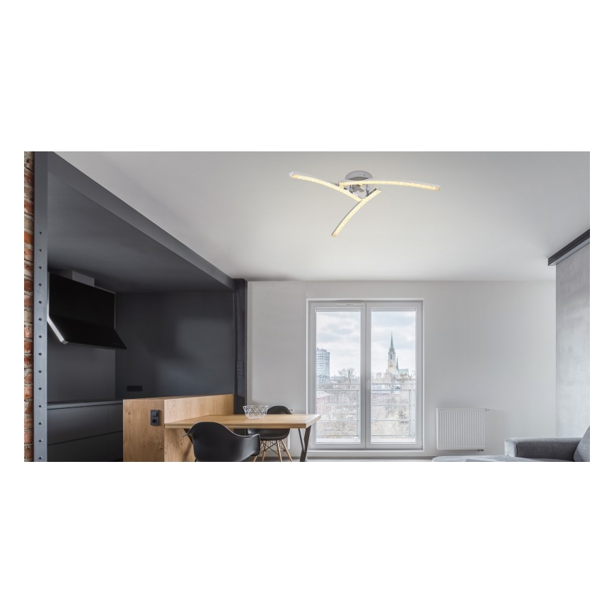 Globo - Lámpara de suspensión LED para baño 3xLED/6W/230V IP44