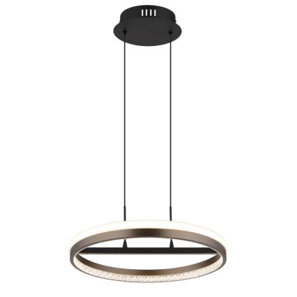 Globo - Lámpara LED colgante LED/40W/230V 3000/4000/6000K diá. 39,7 cm marrón