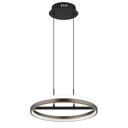 Globo - Lámpara LED colgante LED/40W/230V 3000/4000/6000K diá. 39,7 cm marrón