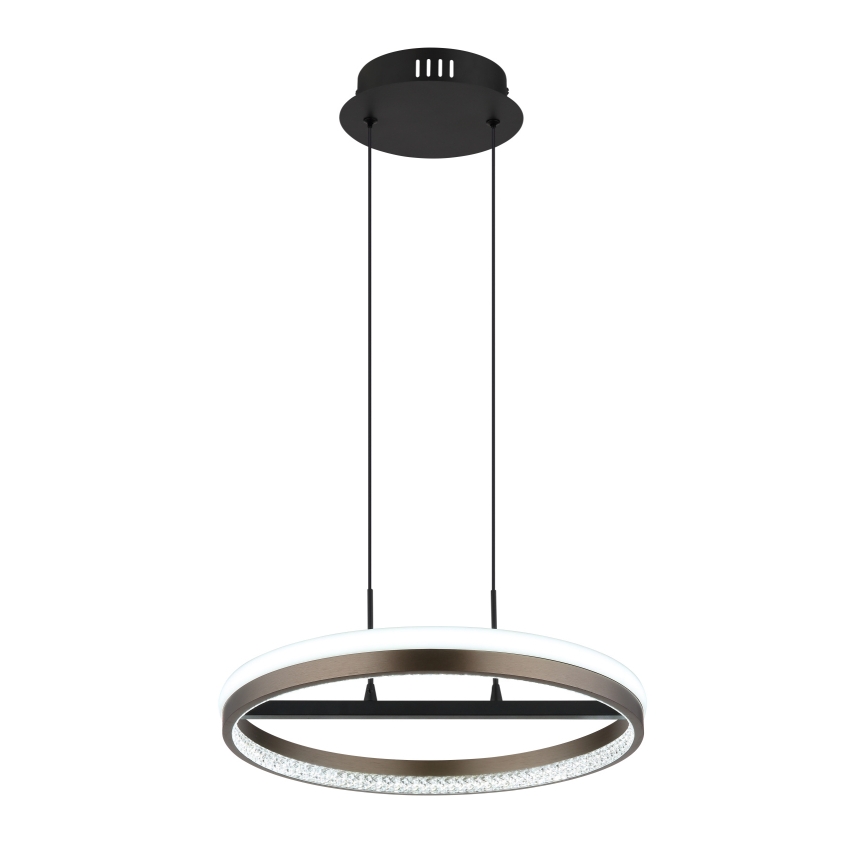 Globo - Lámpara LED colgante LED/40W/230V 3000/4000/6000K diá. 39,7 cm marrón