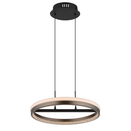 Globo - Lámpara LED colgante LED/40W/230V 3000/4000/6000K diá. 39,7 cm marrón